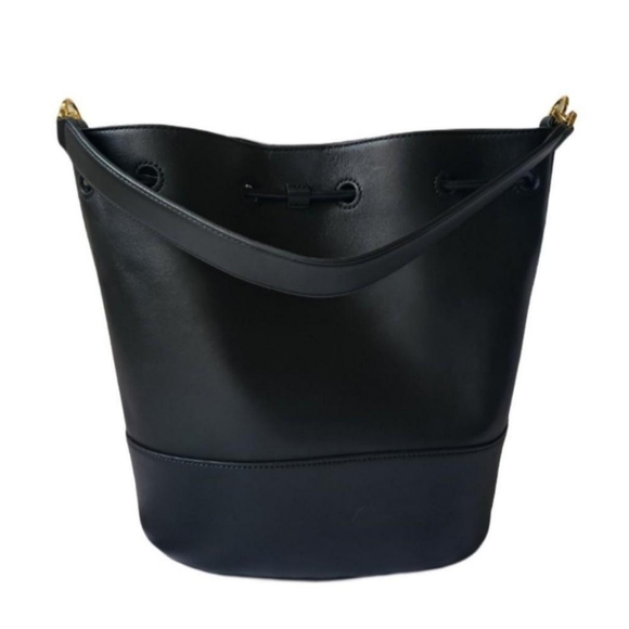 Ralph Lauren Leather Large Andie Drawstring Bag - Picture 5 of 8